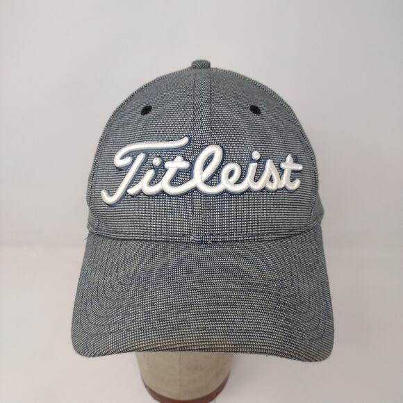 Titleist Golf Hat Size S/M Gray Embroidered Spell Out Logo Polyester - Picture 3 of 12